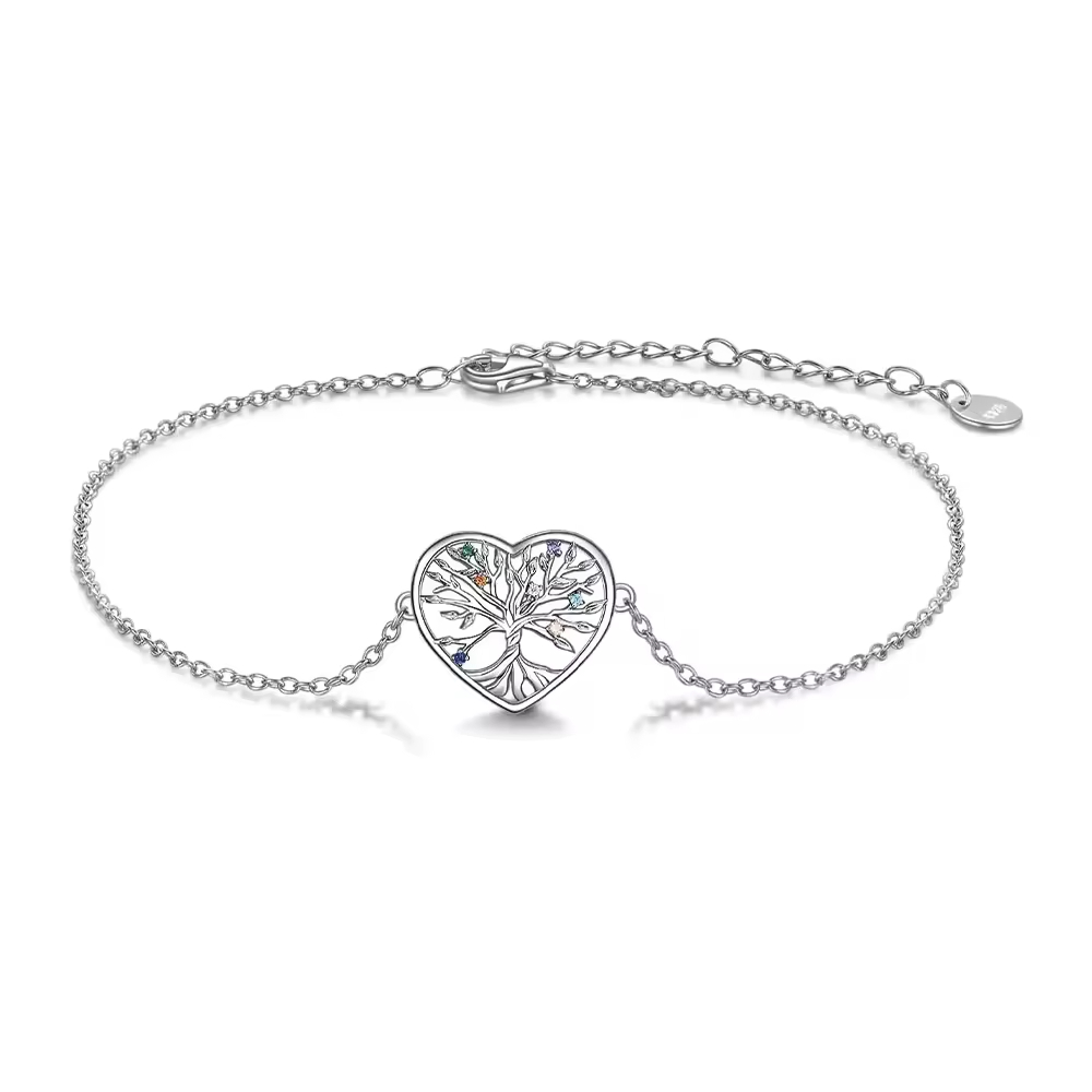 Stříbrný náramek Strom života